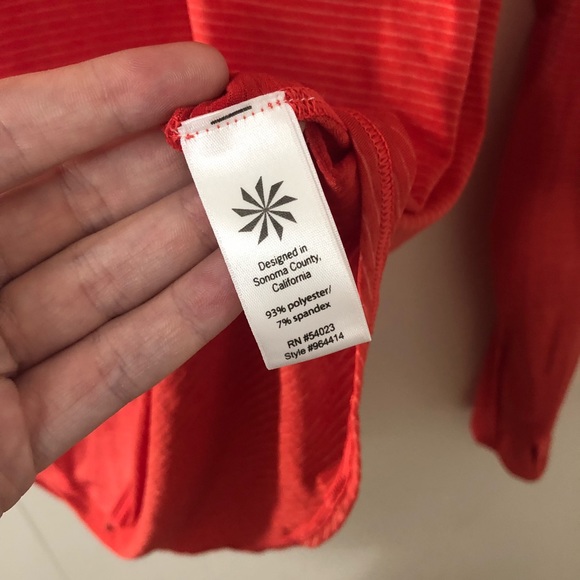 Athleta striped long sleeve top (s) - Picture 7 of 7
